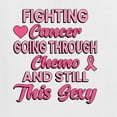 thumbnail image 5 of Wild Bobby, Fighting Cancer And Still Sexy, Breast Cancer Awareness, Women Standard V-Neck Tee, White, Medium, 5 of 5