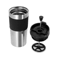 thumbnail image 1 of Termo Para Café Con Prensa Francesa 450ml Portátil Malubero Plateado, 1 of 4
