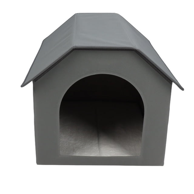 Maison pour Animaux Intérieure Extérieure, Niche Extérieure Lit pour Animaux Maison Pliable Imperméable Niche Maison pour Chat pour Petits à Moyens Chiens Chats