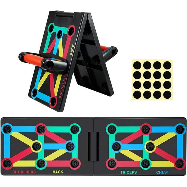 Push Up Board, 12in1 Push Up Board, Colour Coded Push Up Handles