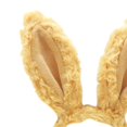 thumbnail image 2 of Cinta para el pelo con orejas de conejo, broche para el pelo de felpa, cómodo para regalos de niños (amarillo), 2 of 7