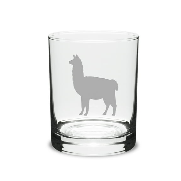 Llama Deep Etched Classic Whiskey Decanter