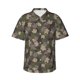 thumbnail image 1 of Balery Camouflage maple Camisas hawaianas de manga corta para hombre, camisas playeras de corte holgado, camisas de vacaciones con botones,X-Large, 1 of 7