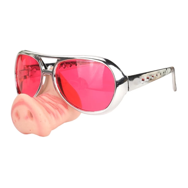 Gafas de sol de fiesta para niños jinwen nariz grande de cerdo rojo