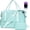 Light Blue, variant on For Spirit Airlines 18x14x8 Personal Item Bag Underseat Carry Bag with Wet Pocket & Shoe Compartment & USB Port