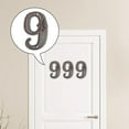 thumbnail image 4 of Placa de puerta de dígitos de Metal con efecto 3D de , número de dirección, etiqueta, números, placa de puerta para exterior, hogar, , 9 C-9, 4 of 8