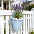 thumbnail image 4 of Horivan Minimalist Wall Planter Plastic Hanging Pots Space Saving Container For Home Office Bathroom, 4 of 6