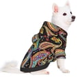 thumbnail image 2 of Haiem Watercolor Romantic Paisley for Winter Dog Hoodie Sweatshirts with Pockets Warm Dog Clothes for Small Dogs Chihuahua-X-Small, 2 of 7