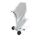 thumbnail image 2 of NPS Modern Steel Metal Dolly for 10 Melody Music Stands in Zinc Silver, 2 of 2