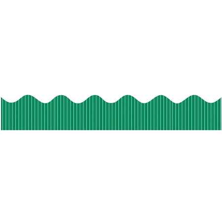 UPC: 0029444378605 | Pacon Bordette Preschool – 12th Grade Metallic Decorative Border Green PAC37860