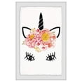 thumbnail image 2 of Marmont Hill Flowery Unicorn Framed Painting Print, 2 of 3