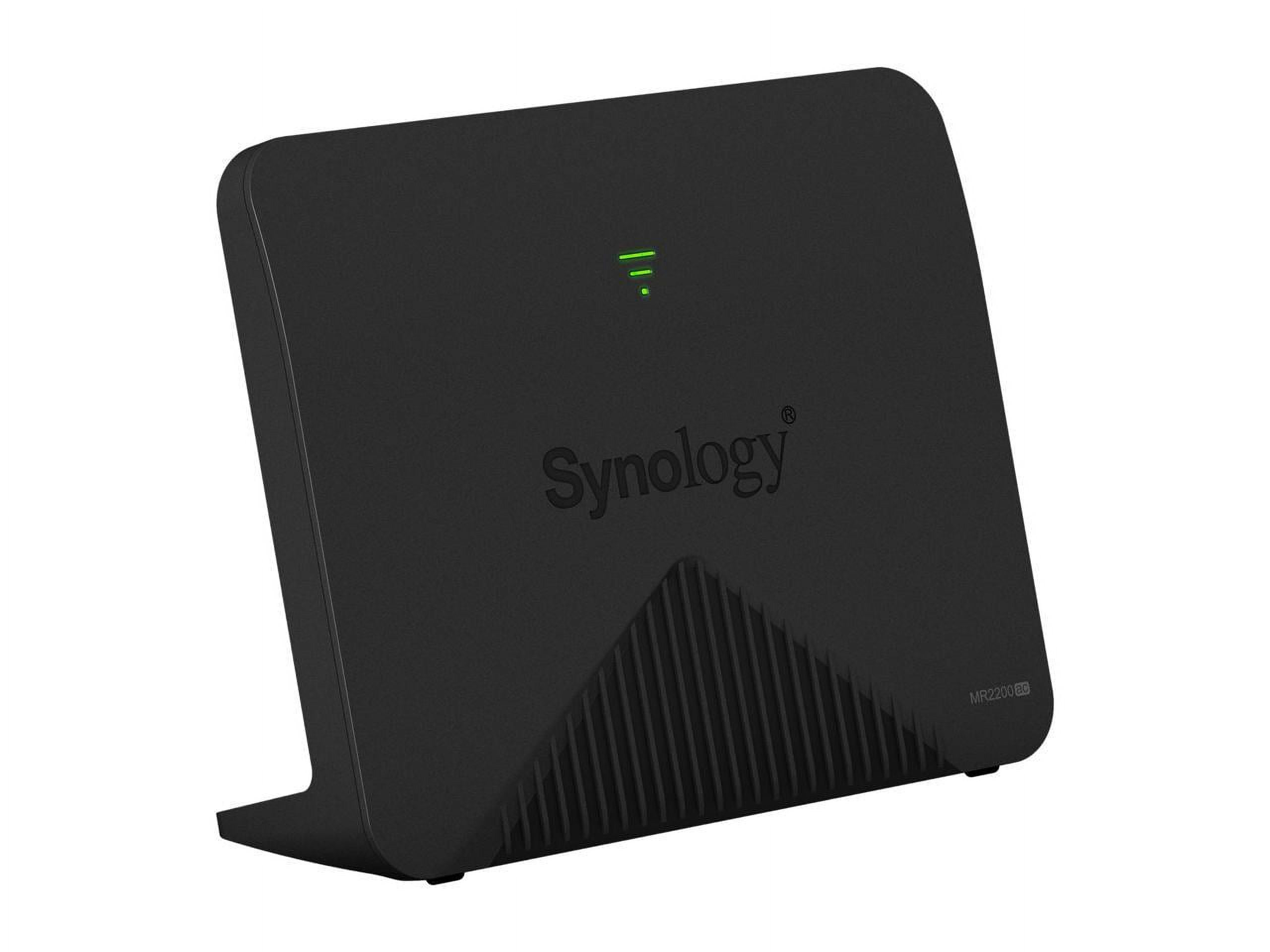Synology Wireless Tri-Band Mesh Router, Black, Black