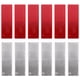 thumbnail image 1 of 20 PCS Reflectores de automóviles Reflectores adhesivos de vehículos Auto Plastic Strips Reflective, 1 of 5