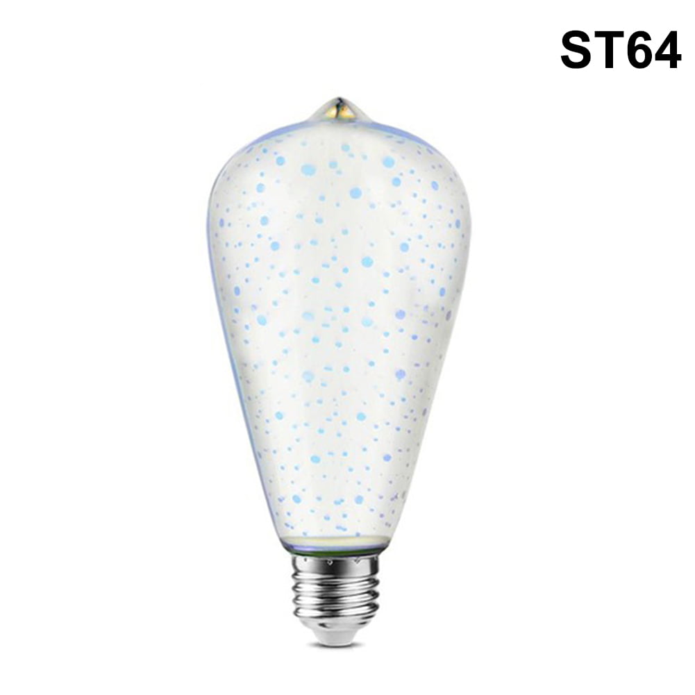 LED Light Bulb E27 Fireworks 3D Home Decorative Party Lamp for Christmas  Party