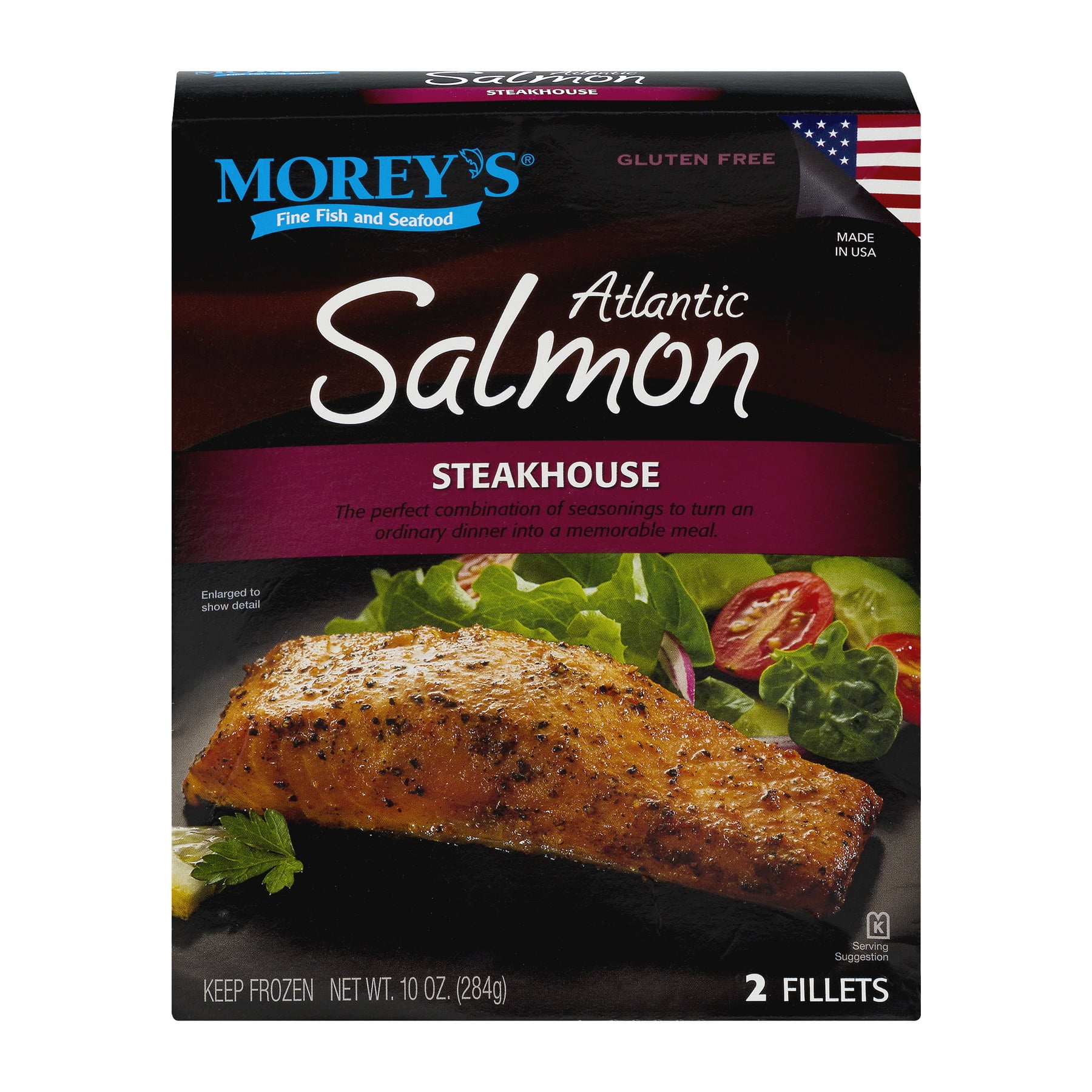 Morey's Atlantic Salmon Steakhouse Fillets, 10.0 OZ