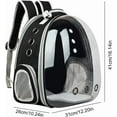 thumbnail image 3 of Transparent Space Capsule Pet Backpack for Small Dogs Cats - Airline Approved Travel Carrier, 3 of 5
