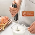 thumbnail image 3 of Mohard Automatic Milk Frother, Stainless Steel & Aluminum Alloy Electric Milk Frother with 12000 RPM Super Powerful Motor for Coffees and Cappuccinos, 3 of 4