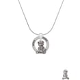 thumbnail image 2 of Delight Jewelry Antiqued Teddy Bear Hero Ring Charm Necklace, 18", 2 of 4