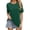 L-172Green530, variant on Women T Shirt Summer Stylish Solid Color Lace Short Sleeve Crew Neck Relaxed Fit Blouse Elegant Versatile Tee Top For Ladies Casual Daily Work Wear,Bronze,S