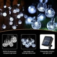 thumbnail image 6 of Toodour Solar String Lights Outdoor, 35.6ft 60 LED Globe String Lights, Waterproof 8 Modes Solar Powered Patio Lights for Garden, Porch, Wedding Decorations (White), 6 of 8