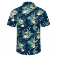 thumbnail image 5 of SOMER Men's Hawaiian Shirts Short Sleeve Button Down Beach Shirt Casual Floral Dress Summer Shirt, 5 of 7
