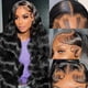 thumbnail image 1 of Pelucas con encaje en la parte delantera MeFlow Body Wave de 30 pulgadas y 200 densidades, 1 of 6