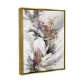 thumbnail image 3 of Stupell Industries Abstract Floral Blossoms White Petals Nature Design Painting Metallic Gold Floating Framed Canvas Print Wall Art, Design by K. Nari, 3 of 9