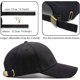 thumbnail image 5 of Gorra de béisbol, gorra de camionero con cierre a presión para deportes, estilo hip hop, golf, gorra para hombre, color beige, 5 of 5