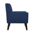 thumbnail image 5 of UIXE Modern Accent Chair Set of 2 Indoor Upholstered Armchair for Living Room, Comfy Arm Chair Single Sofa, Blue, 5 of 6
