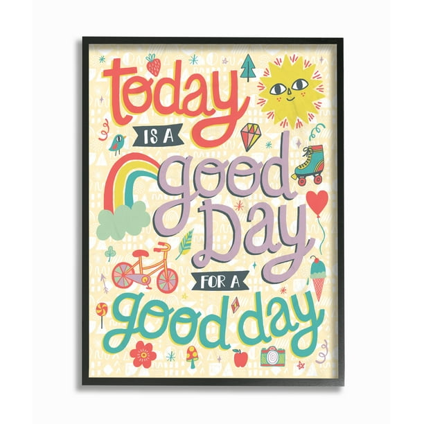 The Kids Room By Stupell Outdoor Sun and Rainbow Script Lettering Today