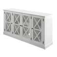 thumbnail image 4 of Twinstar Farmhouse TV Stand for TVs up to 70"/Sideboard, White, 4 of 6