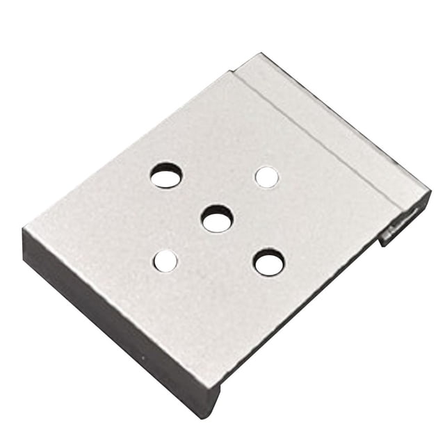 Convenient DIN35mm Rail Clip for DIY Projects and Electronic Applications Silver
