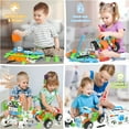 thumbnail image 4 of MOONTOY Building Toys for Kids Ages 4-8, 218PCS STEM Toys for 5 6 7 8+ Year Old Boy Girls Birthday Gifts DIY Educational Stem Activities for Boys Girls Build and Play Construction Set Creative Games, 4 of 8