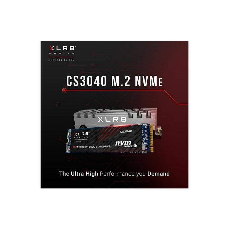 PNY XLR8 CS3040 1TB M.2 NVMe Gen4 x4 Internal Solid State