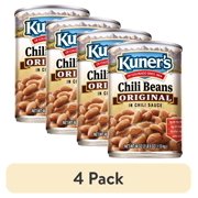 (4 pack) Kuner's Original Chili Beans 40 oz. Can