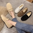 thumbnail image 3 of Zapatos planos casuales de otoño e invierno con terciopelo, zapatos cálidos y perezosos, zapatos individuales de mujer Mao Mao, 3 of 5
