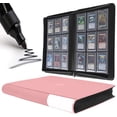 thumbnail image 1 of Carpeta Display Album D DACCKIT C con capacidad para 288 tarjetas, color rosa, 1 of 8