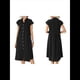 thumbnail image 2 of Vestido Camisero Midi de Relajado Negro XL, 2 of 6