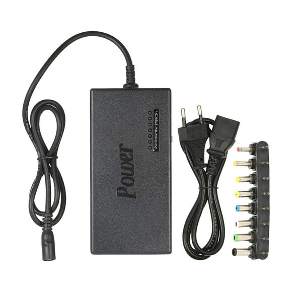 96W Chargeur Universel PC Portable 24V/ 20V/ 19V/ 18V/ 16V/ 15V/ 12V Chargeur Ordinateur Portable Universelle