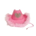 thumbnail image 4 of Sombrero de vaquero rosa Salvador para juegos de rol suministros para fiestas disfraces, 4 of 10