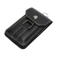 thumbnail image 4 of Riñonera con trabillas para cinturón para hombre, bolsa práctica para teléfono, regalo, para senderismo, deportes y viajes negro L para 75 pulgadas, 4 of 8