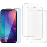 Parsaali- [Pack of 3] Screen Protector for iPhone 13 Max- with Cleaning kit- 6.1 inch Protector Tempered Glass, HD