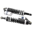 thumbnail image 2 of BFY 2Pcs 375mm Air Rear Shock Absorbers Universal Fits Honda Suzuki Yamaha Kawasaki ATV Go Kart Quad Dirt Sport Bikes Black & Silver, 2 of 7