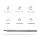 thumbnail image 5 of Lápiz óptico magnético para pantalla táctil de tableta para Android, iPhone, iPad (gris) Tmvgtek Componentes de Computadoras, 5 of 6