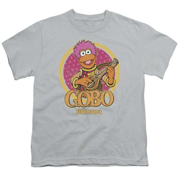 Fraggle Rock Gobo Circle S/S Youth 18/1 T-Shirt Silver