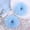 Blue, variant on 2 count Furry Scrunchies with Faux   - Cute Elastic Bobbles, Ponytail Holders for Girls & Women ()