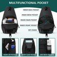 thumbnail image 3 of Bandolera Tuwubi Trendy para hombres y mujeres, viajes y senderismo, 3 of 6