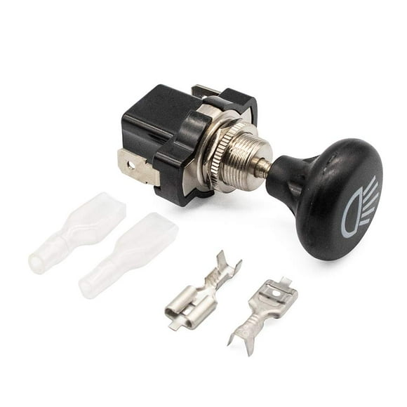 Universal 12V Car Push Pull Headlight Switch Button,for Golf Cart Club Car EZGO Yamaha