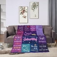 thumbnail image 3 of LHSHID 19th Birthday Girl Gift Blanket Flannel Soft and Comfortable Anti static Bed Sofa Blanket 40x50in, 3 of 6