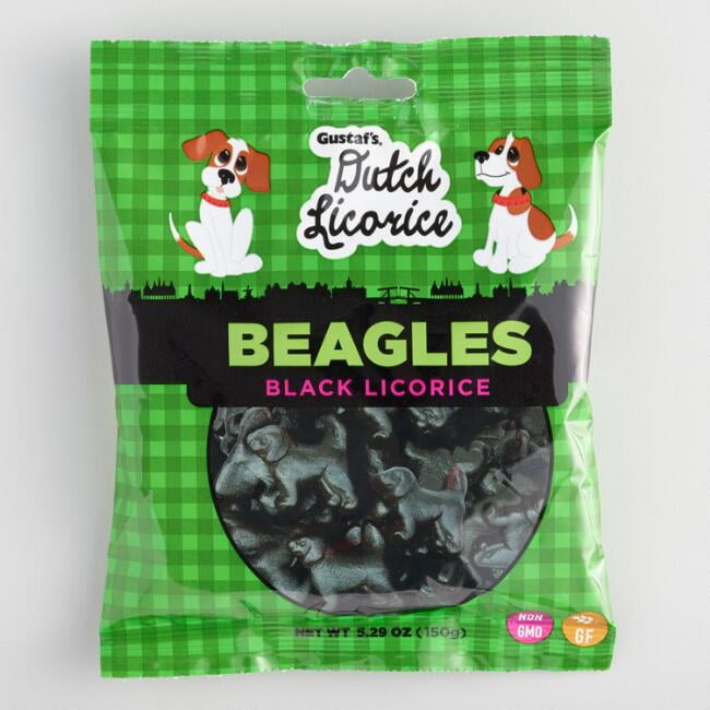 Gustaf's Beagles Dutch Licorice 5.29 oz. (Pack of 4) - Walmart.com